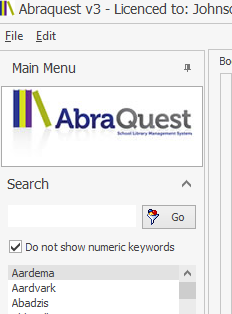 Abraquest Keyword Search